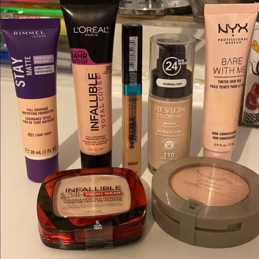 Ivory Makeup Foundation Collection